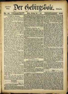 Der Gebirgsbote, 1898, nr 52 [1.07]