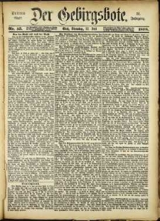 Der Gebirgsbote, 1898, nr 55 [12.07]