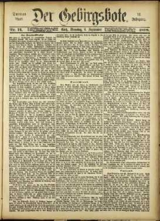 Der Gebirgsbote, 1898, nr 71 [6.09]