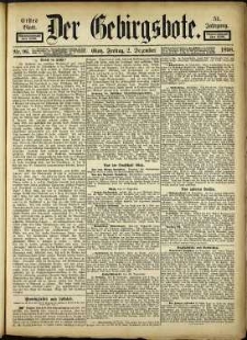Der Gebirgsbote, 1898, nr 96 [2.12]