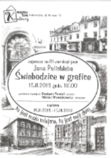 Świebodzice w grafice - wernisaż prac Jana Palichleba