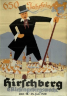 650 Jahrfeier Hirschberg 6. Riesengebirge Woche vom 16.-24. Juli 1938