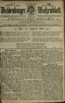 Waldenburger Wochenblatt, Jg. 42, 1896, nr 7
