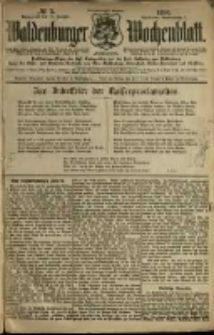 Waldenburger Wochenblatt, Jg. 42, 1896, nr 5