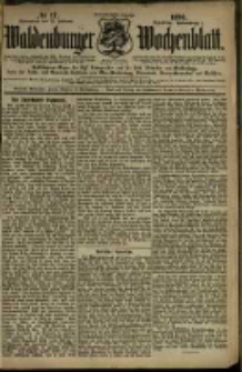 Waldenburger Wochenblatt, Jg. 42, 1896, nr 17