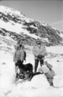 Realizacja zdjęć do filmu "Długi biały ślad" (fot. 5) [Dokument ikonograficzny]