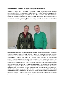 Lena Rogowska i Mariusz Szczygieł w Książnicy Karkonoskiej [Dokument elektroniczny]