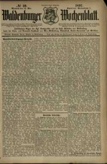 Waldenburger Wochenblatt, Jg. 43, 1897, nr 40
