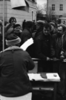 Gencjana - strajk okupacyjny 1981 (fot. 2) [Dokument ikonograficzny]