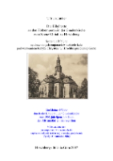 Die Bibeltexte an den Holzemporen in der Gnadenkirche zum Kreuz Christi zu Hirschberg = Sentencje biblijne na drewnianych emporach w kościele łaski pod wezwaniem Krzyża Chrystusa w Hirschbergu/Jeleniej Górze [Dokument elektroniczny]