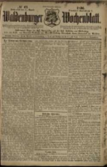 Waldenburger Wochenblatt, Jg. 42, 1896, nr 67