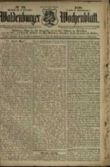 Waldenburger Wochenblatt, Jg. 42, 1896, nr 70