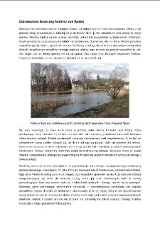 Odnaleziono ławeczkę hrabiny von Reden [Dokument elektroniczny]