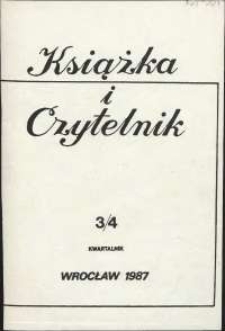 Książka i Czytelnik, 1987, nr 3-4