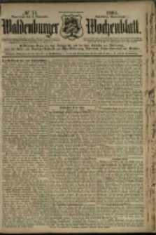 Waldenburger Wochenblatt, Jg. 42, 1896, nr 71