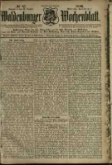 Waldenburger Wochenblatt, Jg. 42, 1896, nr 87