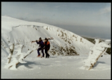 Równia pod Śnieżką zimą, widok z grani na Kocioł Małego Stawu (fot. 7) [Dokument ikonograficzny]