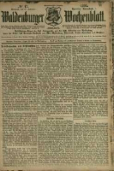 Waldenburger Wochenblatt, Jg. 41, 1895, nr 17