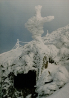 Karkonosze - Krzyż i tablica upamiętniająca czeskich ratowników [Dokument ikonograficzny]