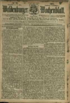 Waldenburger Wochenblatt, Jg. 41, 1895, nr 22