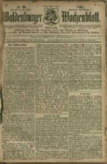 Waldenburger Wochenblatt, Jg. 41, 1895, nr 29