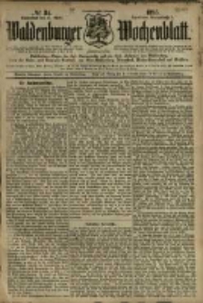 Waldenburger Wochenblatt, Jg. 41, 1895, nr 34