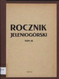 Rocznik Jeleniogórski, T. 9 (1971)