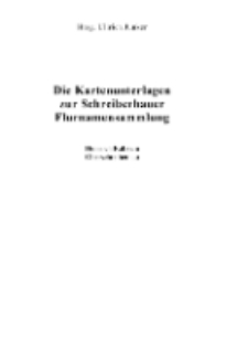 Die Kartenunterlagen zur Schreiberhauer Flurnamensammlung Heinrich Rohkam Oberschreiberhau [Dokument elektroniczny]