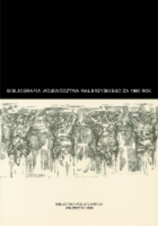 Bibliografia województwa wałbrzyskiego za 1995 rok [Dokument elektroniczny]