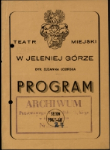 Człowiek który szukał śmierci - program [Dokument życia społecznego]