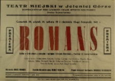 Romans - afisz [Dokument życia społecznego]