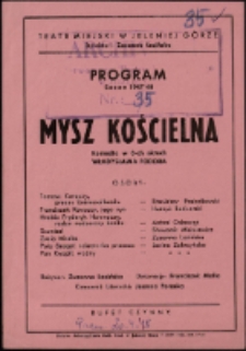 Mysz kościelna - program [Dokument życia społecznego]