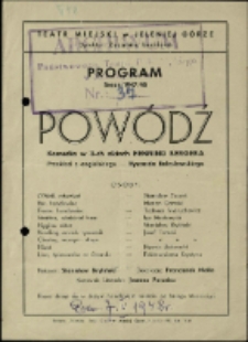 Pow&oacute;dź - program [Dokument życia społecznego]