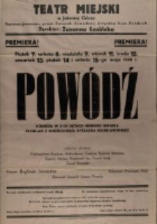 Powódź - afisz premierowy [Dokument życia społecznego]