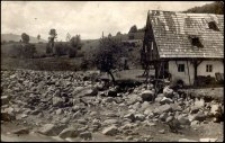 Hochwasser - Katastrophe im Riesengebirge in der Nacht von 2. zum 3. Juli 1926. Agnetendorf [Dokument ikonograficzny]