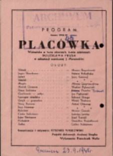 Placówka - program [Dokument życia społecznego]