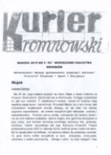 Kurier Kromnowski. Miesięcznik Sołectwa Kromnów, 2015, nr 3 (96)