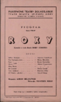 Roxy - program [Dokument życia społecznego]