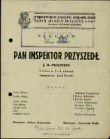 Pan inspektor przyszedł - program [Dokument życia społecznego]