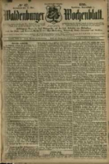 Waldenburger Wochenblatt, Jg. 41, 1895, nr 42