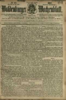 Waldenburger Wochenblatt, Jg. 41, 1895, nr 43