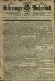 Waldenburger Wochenblatt, Jg. 41, 1895, nr 45