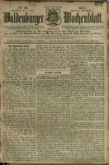Waldenburger Wochenblatt, Jg. 41, 1895, nr 48