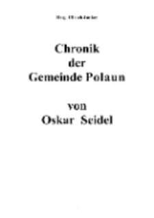 Chronik der Gemeinde Polaun [Dokument elektroniczny]