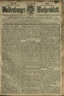 Waldenburger Wochenblatt, Jg. 41, 1895, nr 62