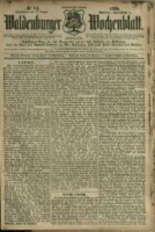 Waldenburger Wochenblatt, Jg. 41, 1895, nr 64