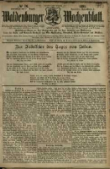 Waldenburger Wochenblatt, Jg. 41, 1895, nr 70