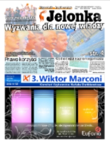 Jelonka.com : tygodnik regionalny, Wydanie specjalne bezpłatne [Dokument elektroniczny]