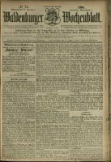 Waldenburger Wochenblatt, Jg. 41, 1895, nr 77