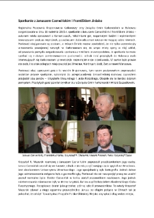 Spotkanie z Januszem Czerwińskim i Františkiem Jirásko [Dokument elektroniczny]